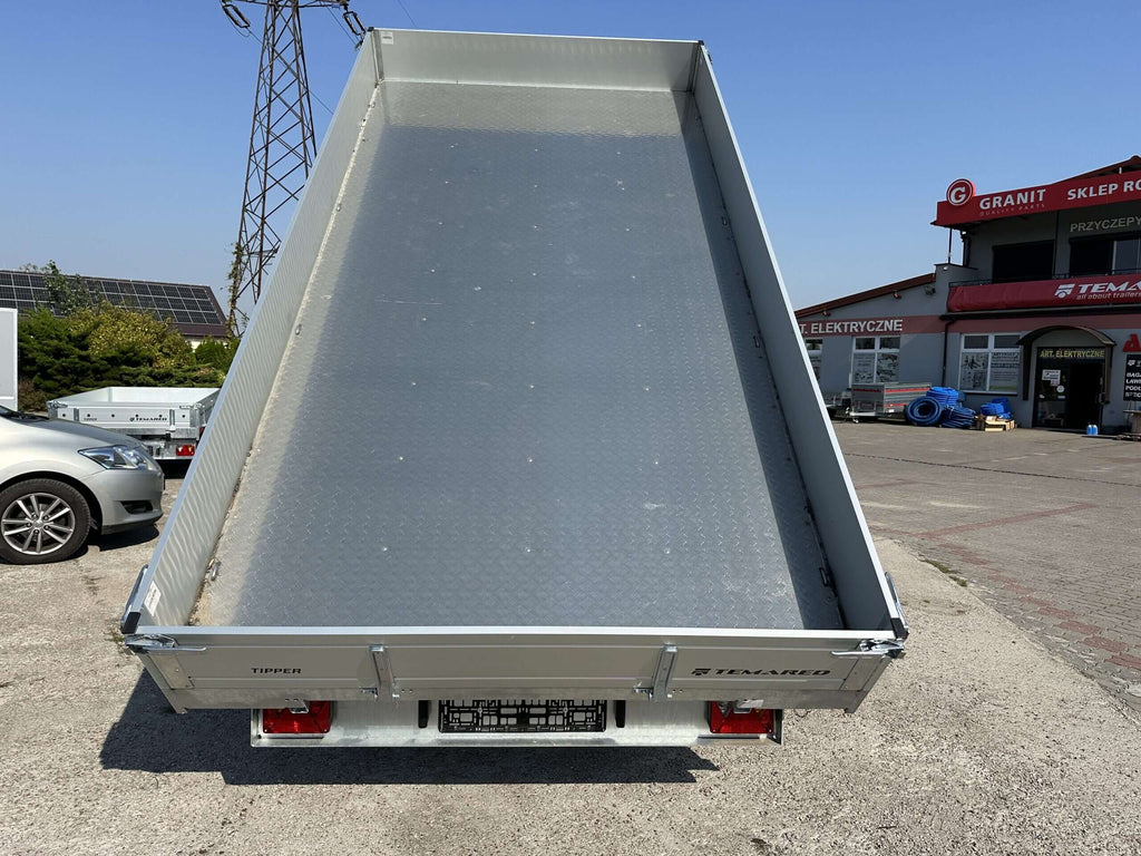 Remorque benne basculante à trois essieux Temared Tipper 3 500 kg