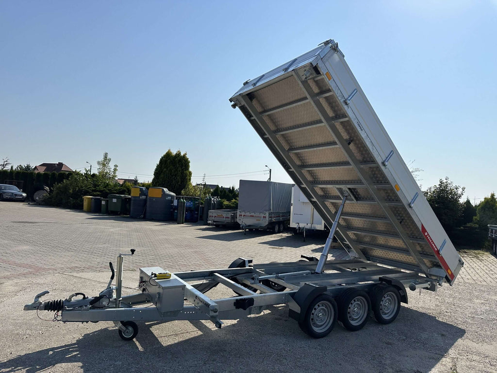 Remorque benne basculante à trois essieux Temared Tipper 3 500 kg