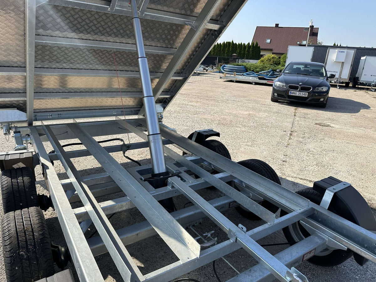 Remorque benne basculante à trois essieux Temared Tipper 3 500 kg