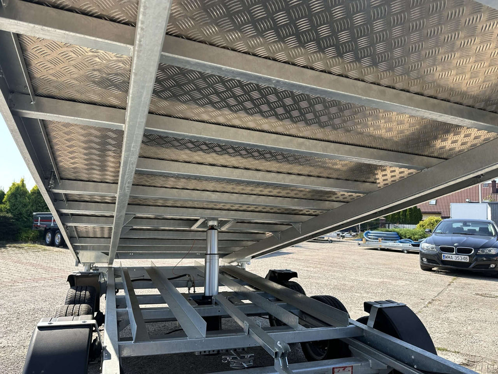 Remorque benne basculante à trois essieux Temared Tipper 3 500 kg