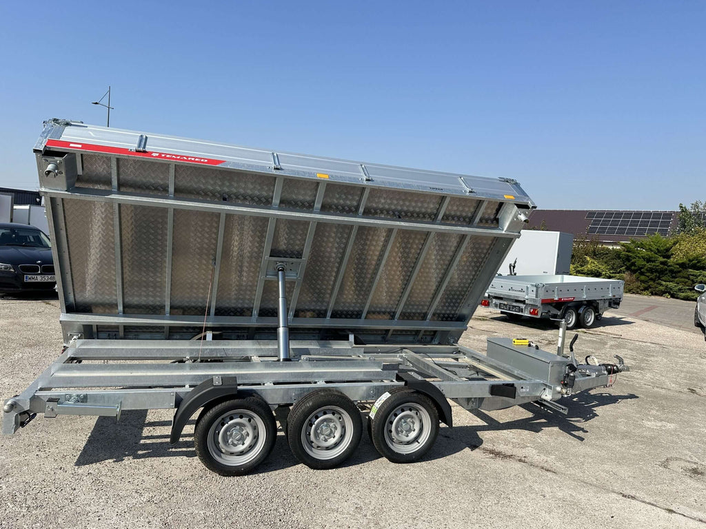 Remorque benne basculante à trois essieux Temared Tipper 3 500 kg