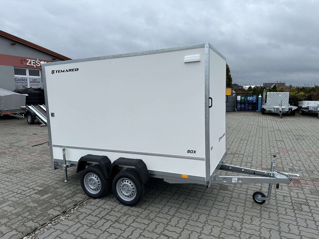 Remorque conteneur Furgon BOX Temared à deux essieux  750 kg