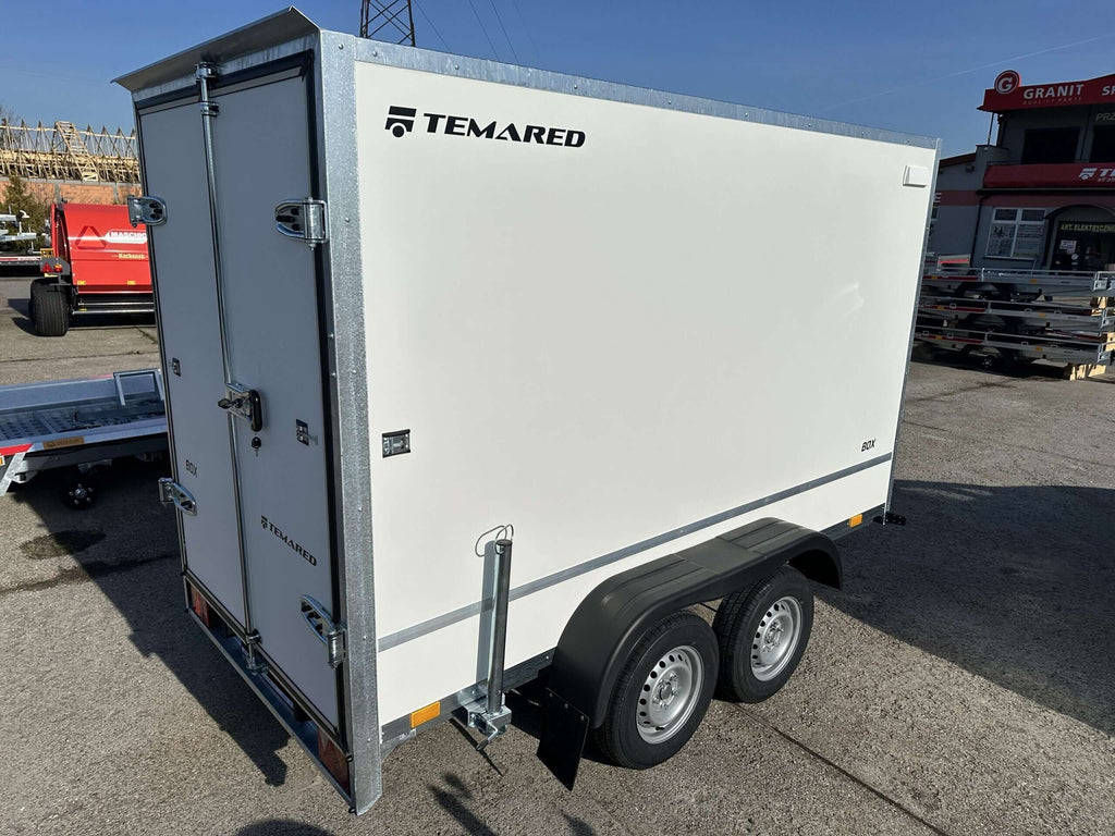 Remorque Furgon BOX 3015/2 Temared deux essieux freinés 2000kg
