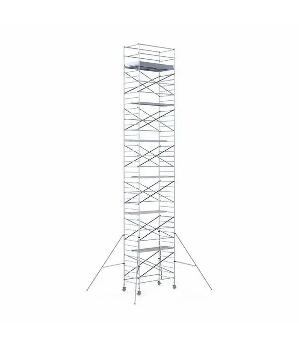 Remorque Échafaudage roulant 1,35 x 3,05 x 14 m