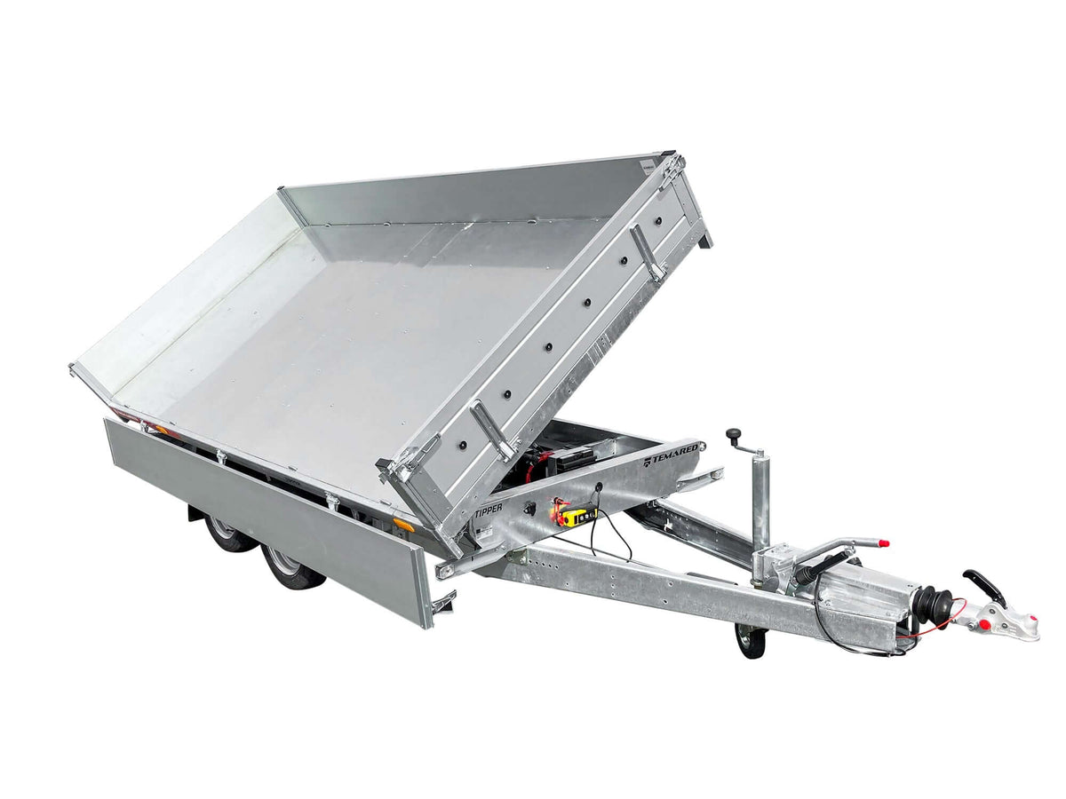 Remorque basculante à deux essieux Temared Tipper 3217/3