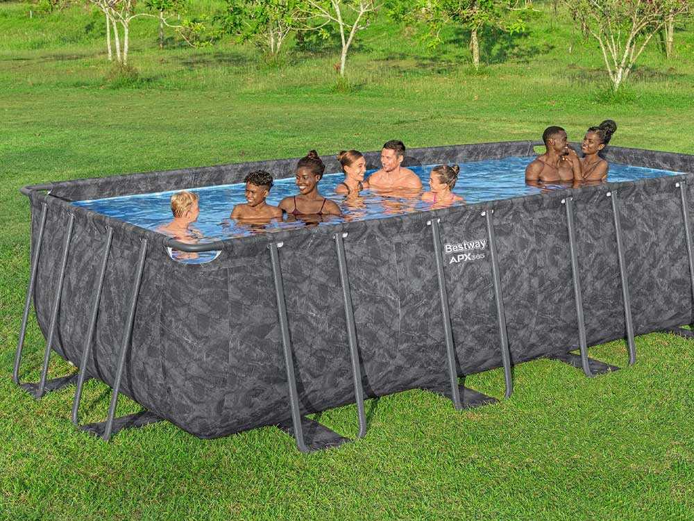Bestway APX 365 561KA - 549 x 274 x 132 cm - Piscine hors-sol pour 7-8 personnes
