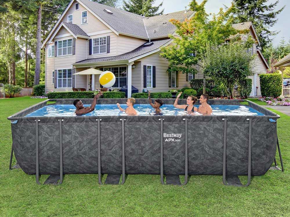 Bestway APX 365 561KA - 549 x 274 x 132 cm - Piscine hors-sol pour 7-8 personnes