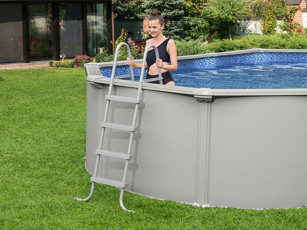 Bestway Hydrium 56586 - 500 x 360 x 120 cm - Piscine ovale