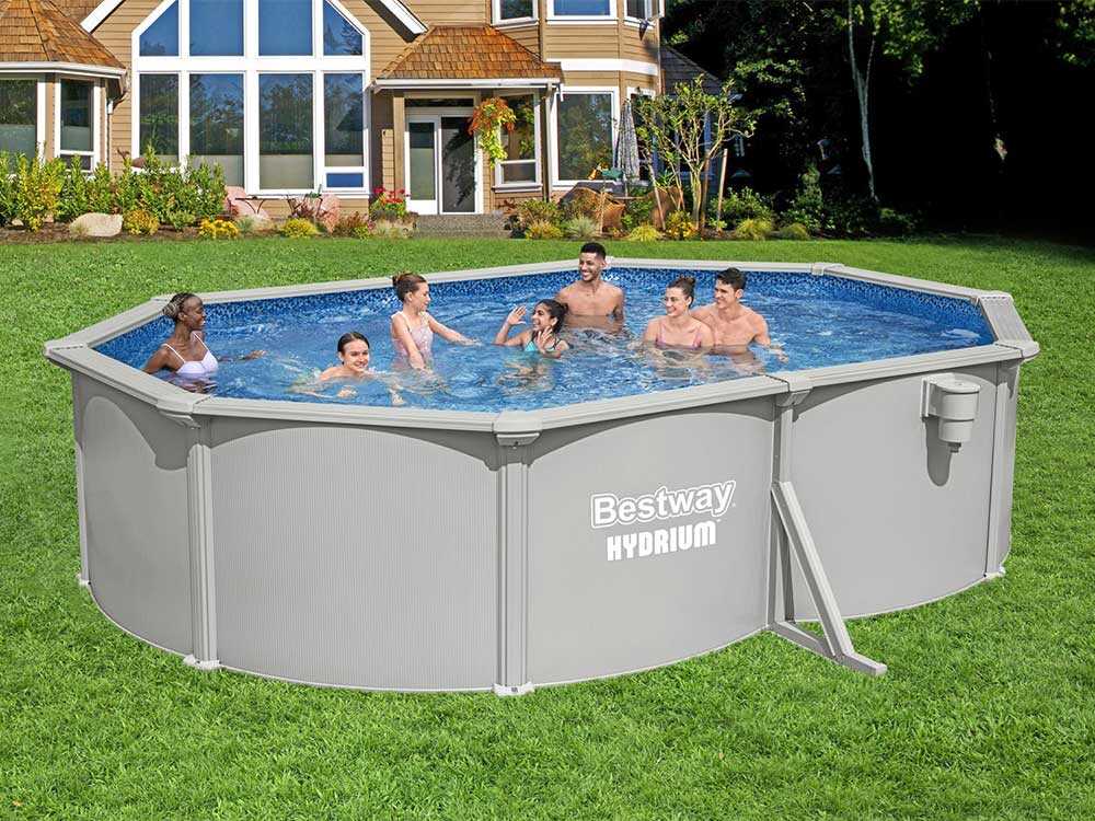 Bestway Hydrium 56586 - 500 x 360 x 120 cm - Piscine ovale