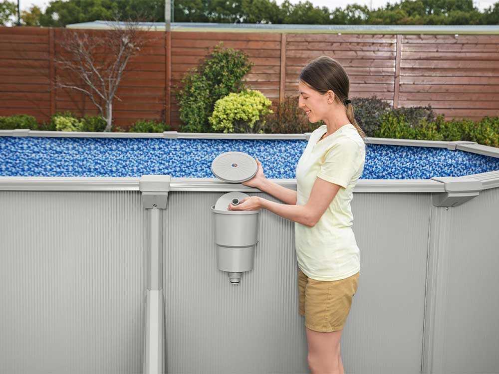Bestway Hydrium 56586 - 500 x 360 x 120 cm - Piscine ovale