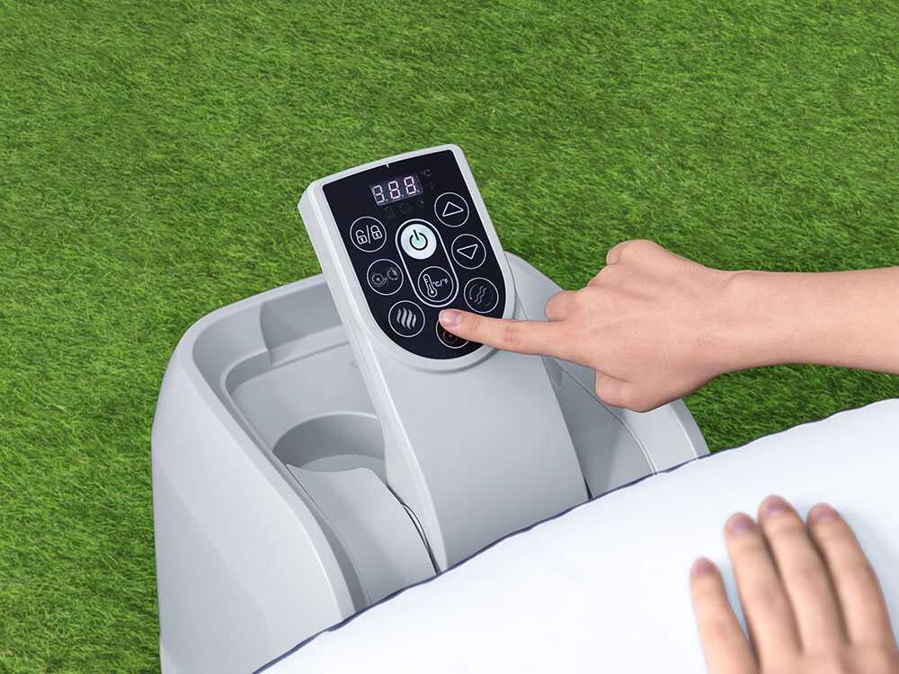 Bestway Lay-Z-Spa Hollywood AirJet 6001F carré - Ø180x66 cm - Spa gonflable pour 4-6 personnes