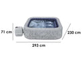 Bestway Lay-Z-Spa San Francisco HydroJet 6001Q - 230x230x71 cm - Spa gonflable