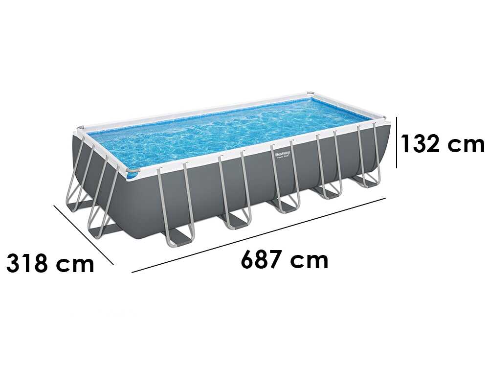 Bestway Power Steel 5612B - 640x274x132 cm - Piscine hors-sol