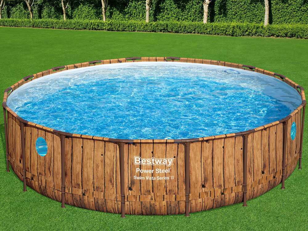 Bestway Power Steel Swim Vista 56977 - Ø549x122 cm - Piscine ronde