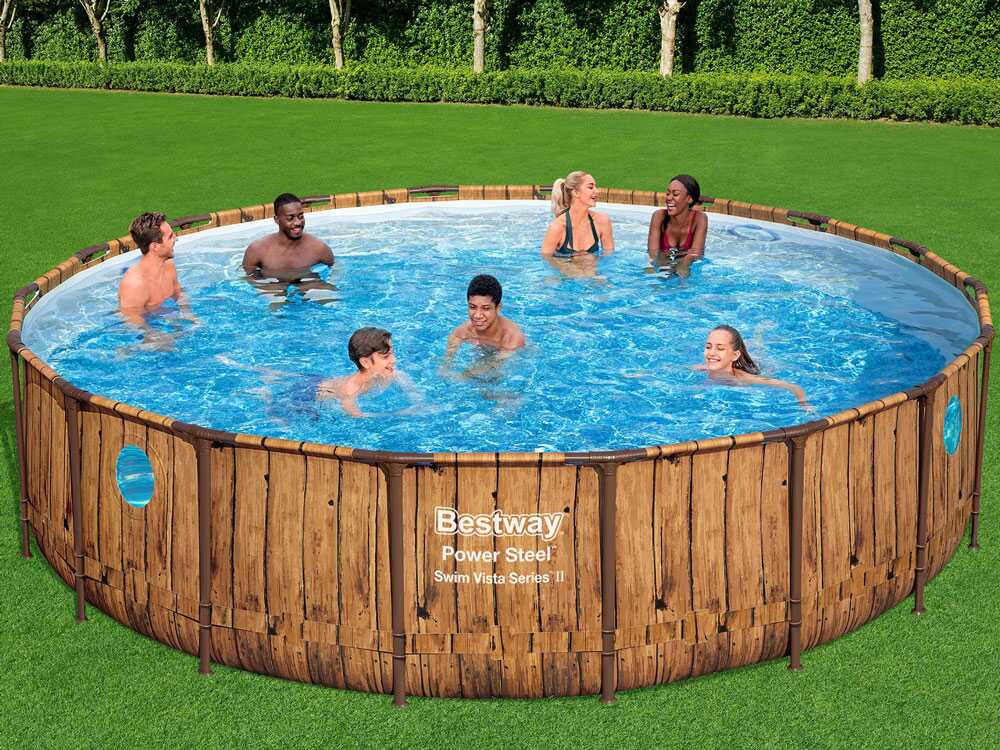 Bestway Power Steel Swim Vista 56977 - Ø549x122 cm - Piscine ronde