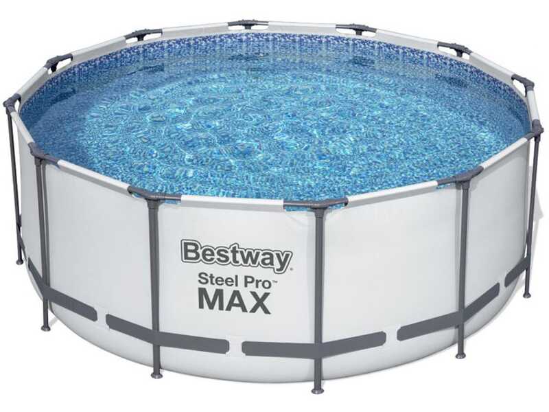 Détail structure et liner de la piscine Bestway Steel Pro Max 56420