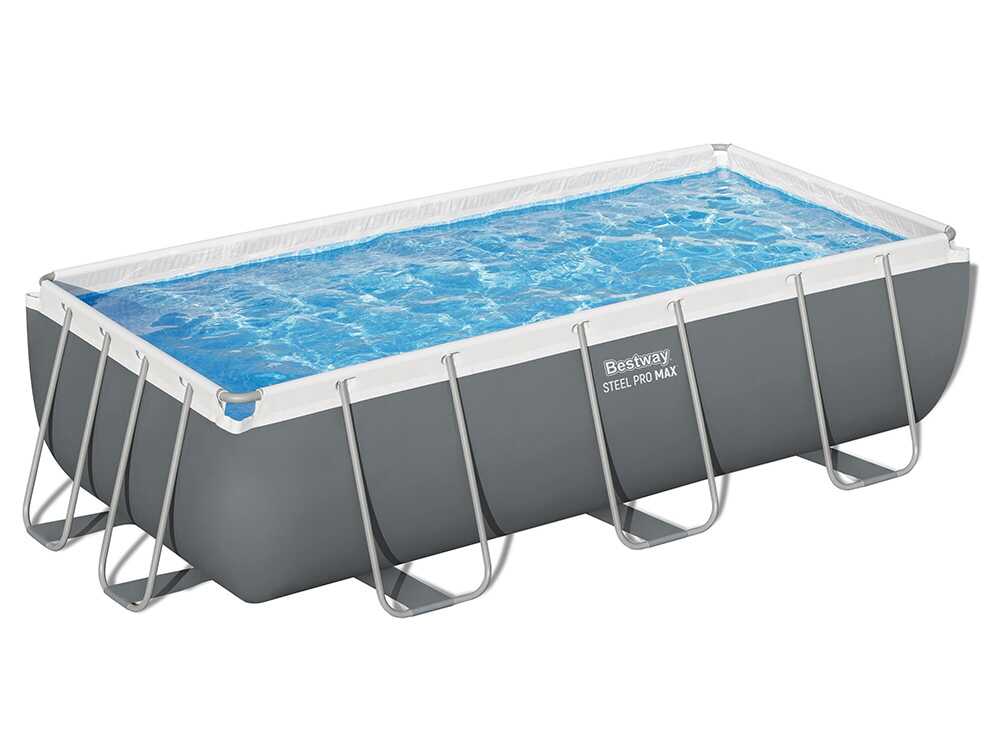 Bestway Steel Pro Max 56442 - 404x201x100 cm - Piscine hors-sol pour 5-6 personnes