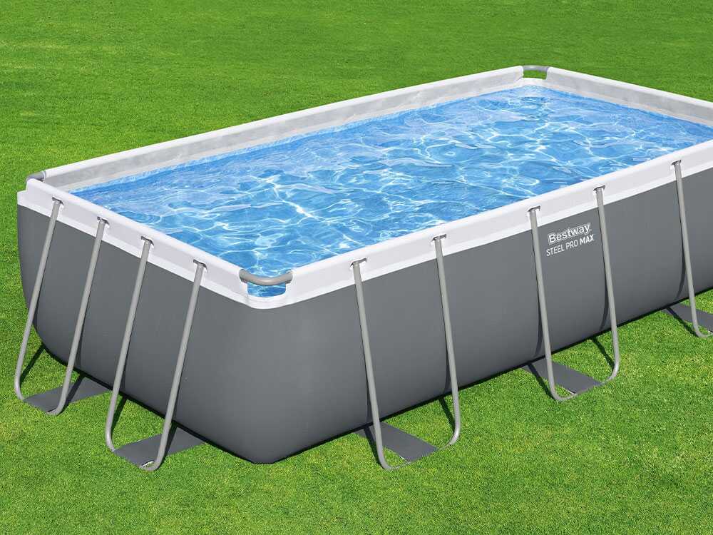 Bestway Steel Pro Max 56442 - 404x201x100 cm - Piscine hors-sol pour 5-6 personnes