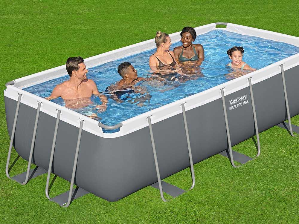 Bestway Steel Pro Max 56442 - 404x201x100 cm - Piscine hors-sol pour 5-6 personnes