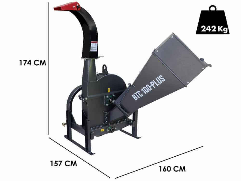 Broyeur à tracteur Blackstone BTC 100-PLUS - transmission par courroie - Neuf