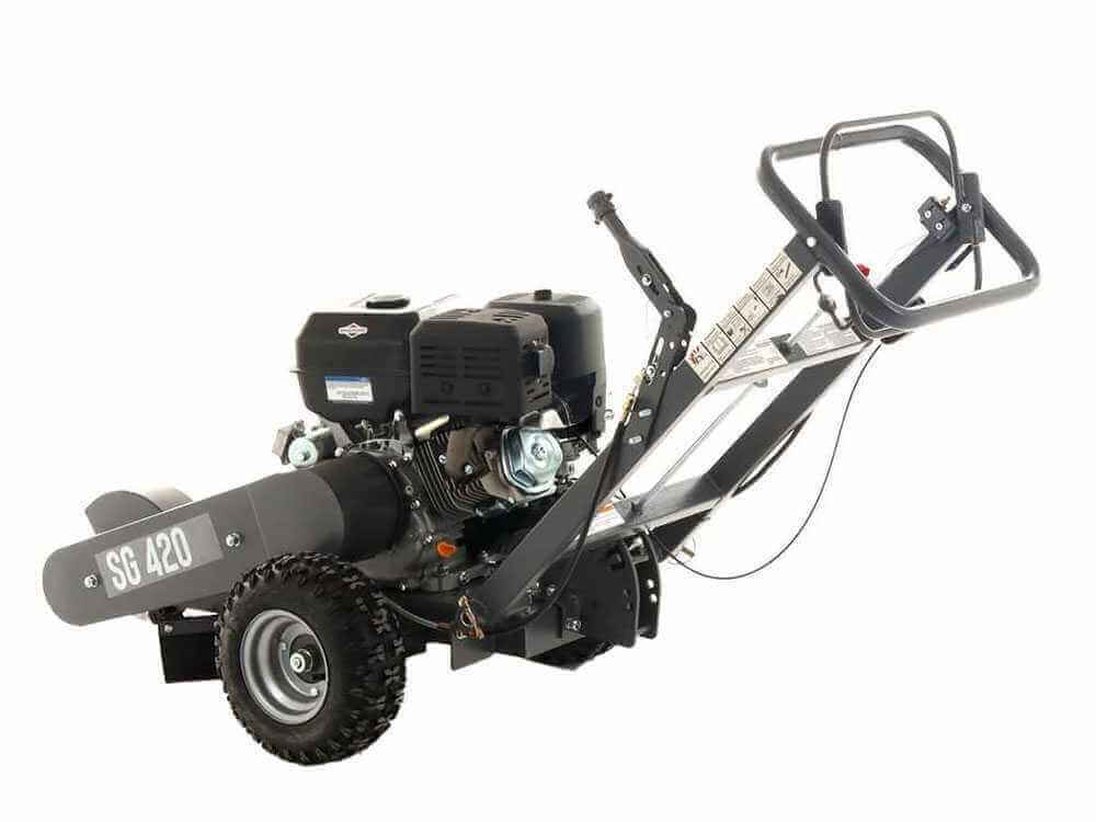 BlackStone-Rogneuse de souches BlackStone SG 420 B&S ES PRO – Moteur B&S XR2100 420cm3