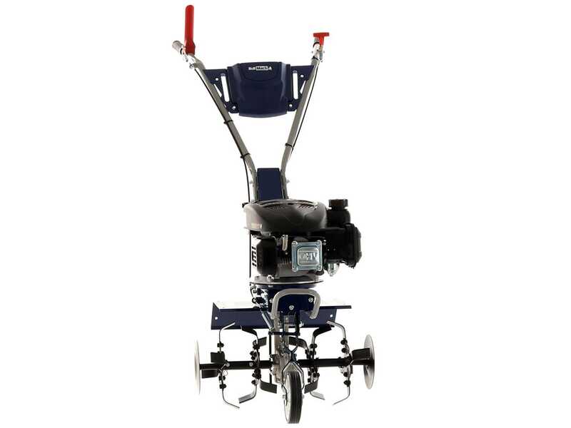 BullMach FLORA 40 – Motobineuse à essence 4,5 CV, moteur Loncin 139 cm³