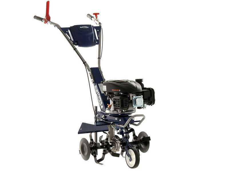 BullMach FLORA 40 – Motobineuse à essence 4,5 CV, moteur Loncin 139 cm³