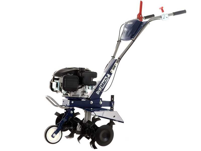 BullMach FLORA 60 – Motobineuse à essence 4,5 CV, moteur Loncin 139 cm³, fraise 68 cm
