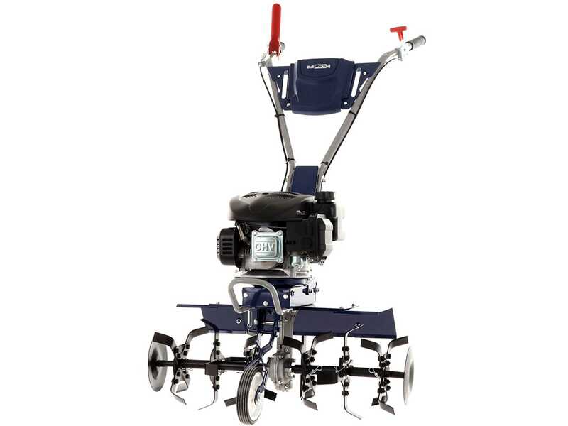 BullMach FLORA 60 – Motobineuse à essence 4,5 CV, moteur Loncin 139 cm³, fraise 68 cm