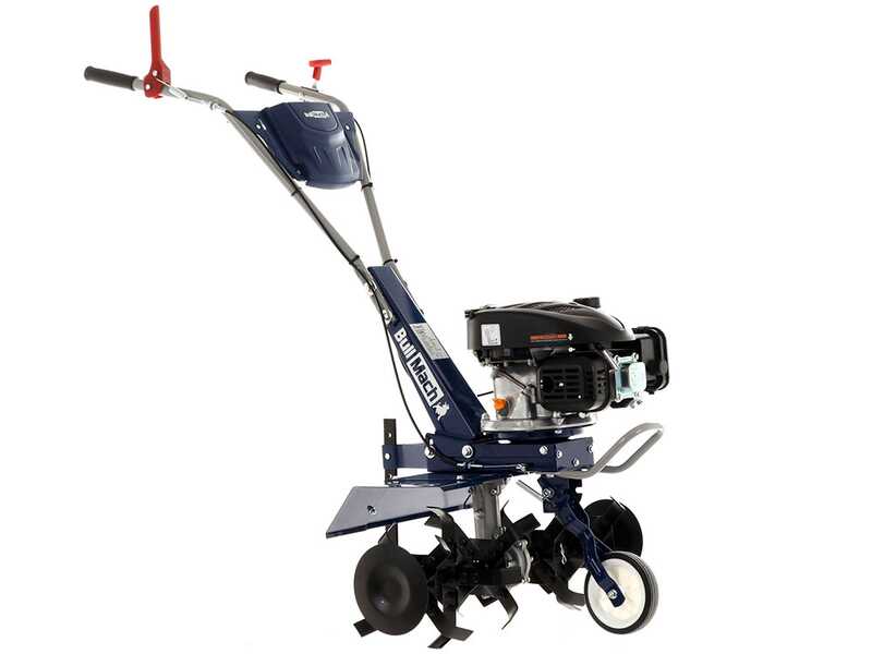 BullMach FLORA 60 – Motobineuse à essence 4,5 CV, moteur Loncin 139 cm³, fraise 68 cm