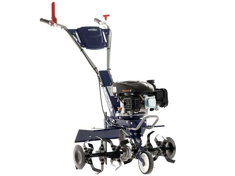 BullMach FLORA 60 – Motobineuse à essence 4,5 CV, moteur Loncin 139 cm³, fraise 68 cm