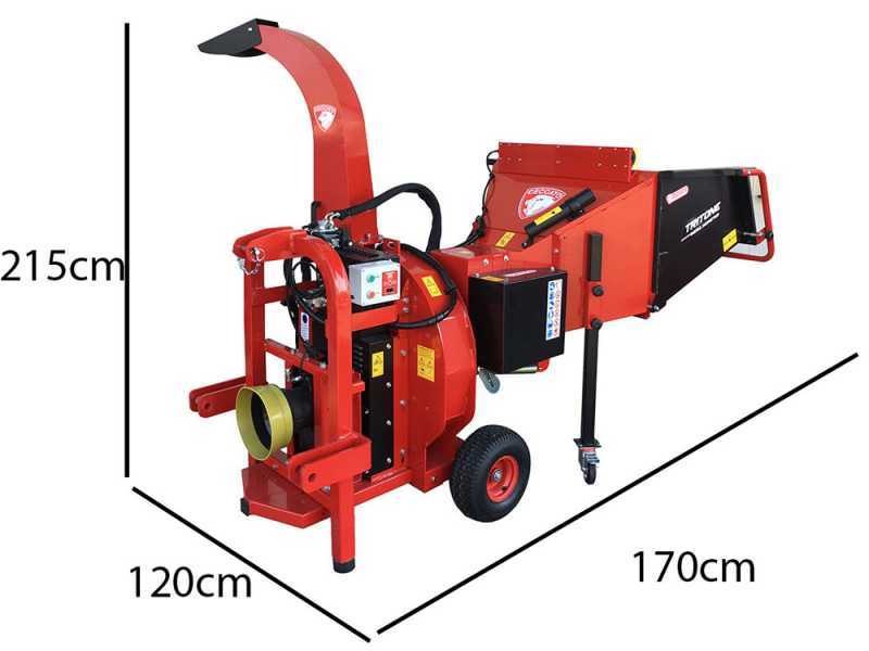 Ceccato Tritone Mega Monster PTO – Broyeur professionnel à tracteur