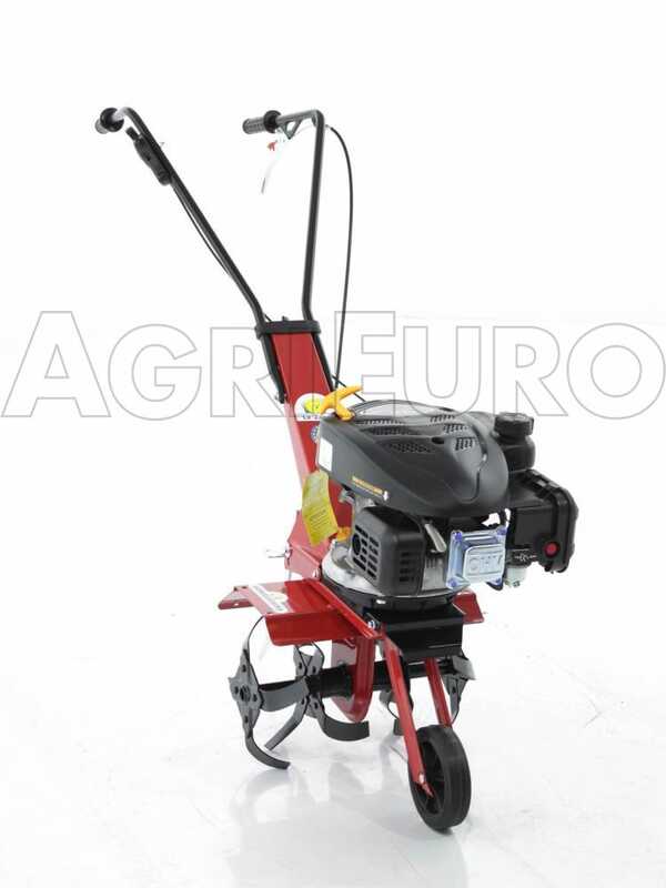 Eurosystems La Zappa – Motobineuse à essence 4 CV, moteur Loncin 123 cm³