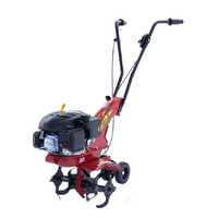 Eurosystems Z2 – Motobineuse à essence 4 CV, moteur Loncin 123 T, 1 vitesse