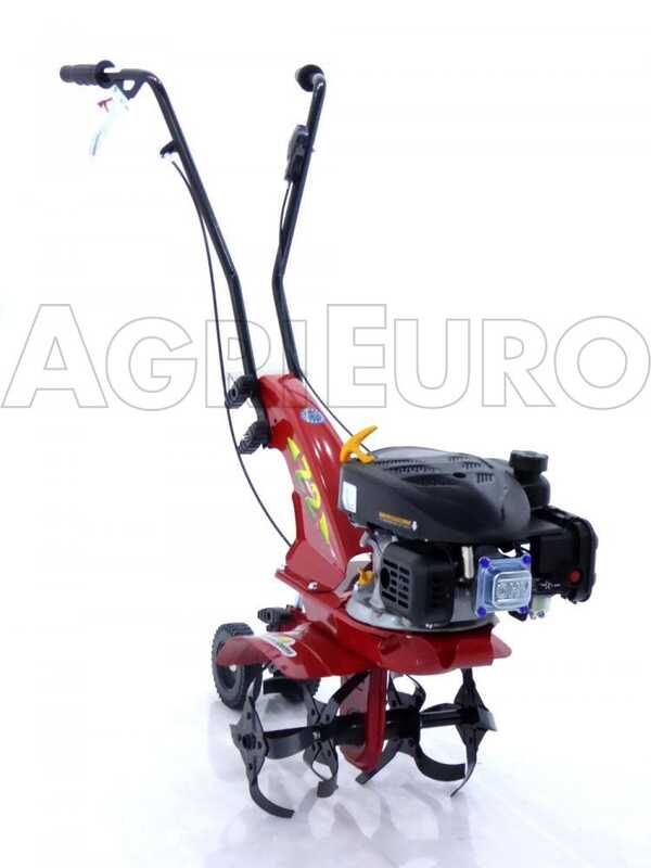 Eurosystems Z2 – Motobineuse à essence 4 CV, moteur Loncin 123 T, 1 vitesse