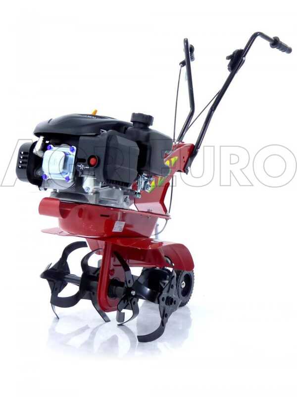 Eurosystems Z2 – Motobineuse à essence 4 CV, moteur Loncin 123 T, 1 vitesse