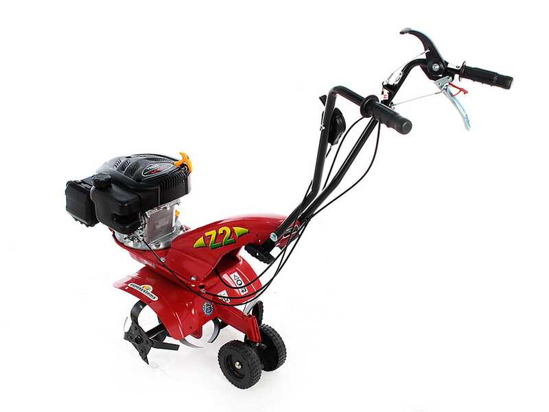 Eurosystems Z2 RM – Motobineuse à essence, moteur Loncin 123 T, marche AV/AR
