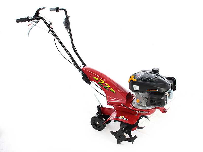 Eurosystems Z2 RM – Motobineuse à essence, moteur Loncin 123 T, marche AV/AR