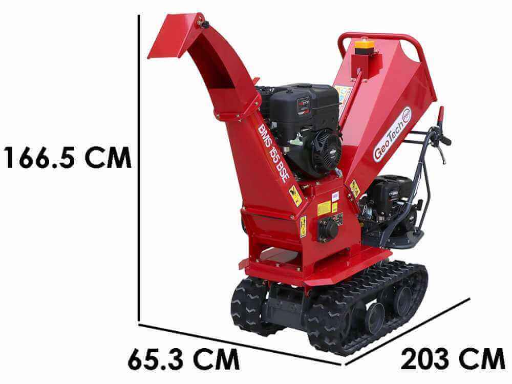 Broyeur autotracté sur chenilles - brouette motorisée GeoTech-Pro BMS155 BS - Moteur B&S XR2100 - Neuf