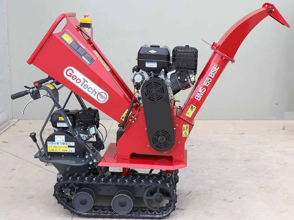 Broyeur autotracté sur chenilles - brouette motorisée GeoTech-Pro BMS155 BS - Moteur B&S XR2100 - Neuf