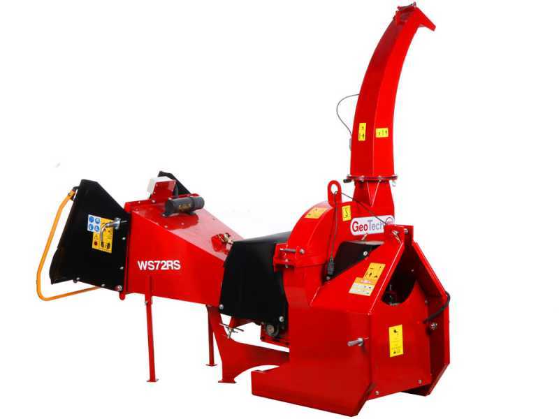 GeoTech Pro WS72RS – Broyeur à tracteur avec rouleaux d'entraînement hydraulique