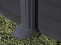 Gre Anthracite Ronde Ø460 x 120 cm - Piscine hors-sol en acier