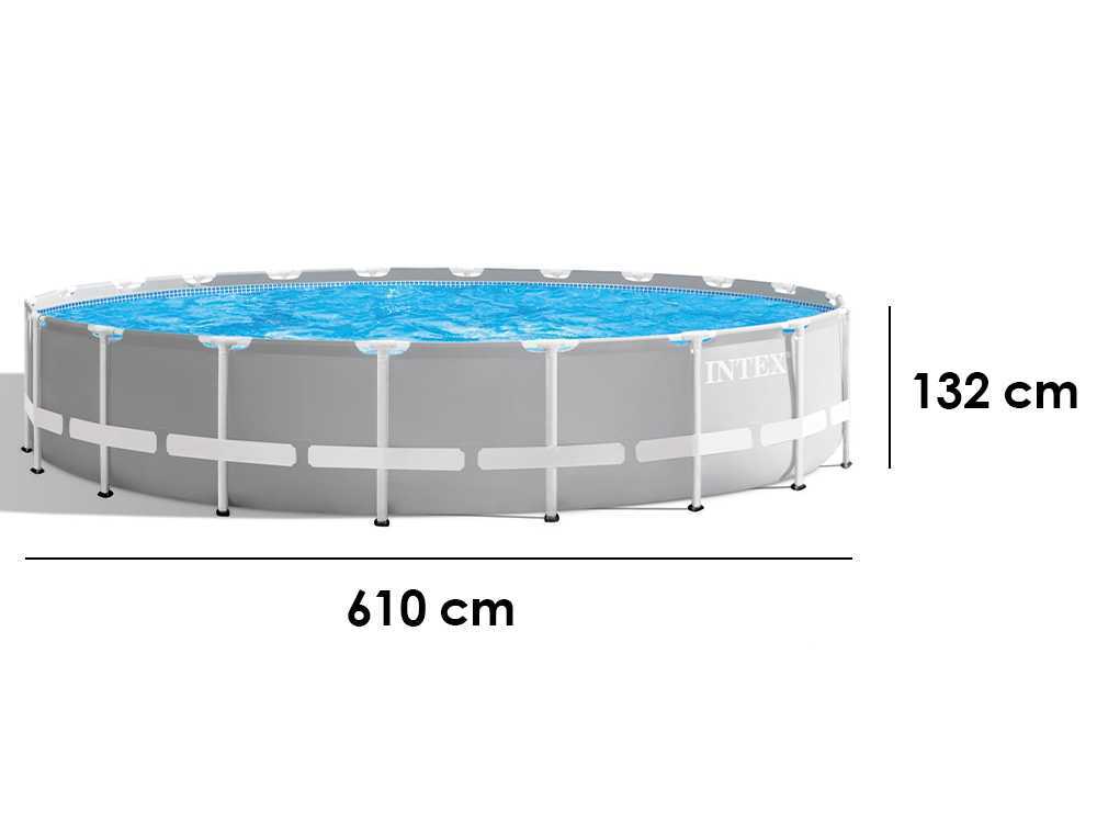 Intex Prisma Frame 26756NP - Ø610x132 cm - Piscine Ronde