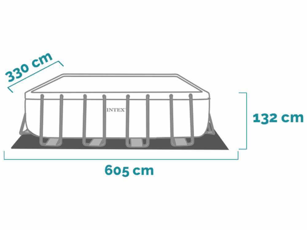 Intex Ultra XTR Frame 26356NP - 549x274x132 cm - Piscine hors-sol