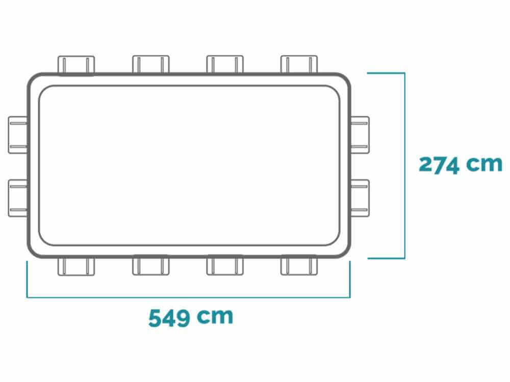Intex Ultra XTR Frame 26356NP - 549x274x132 cm - Piscine hors-sol