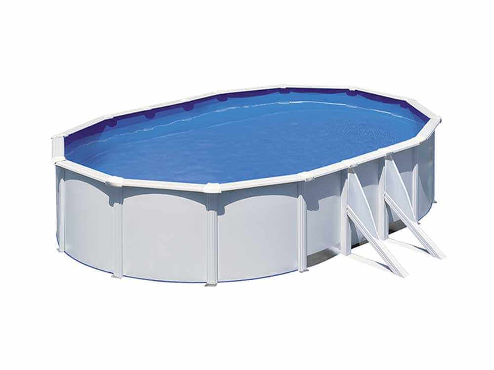 Piscine ovale Gre Fidji 500x300x120 cm filtre Aqualoon