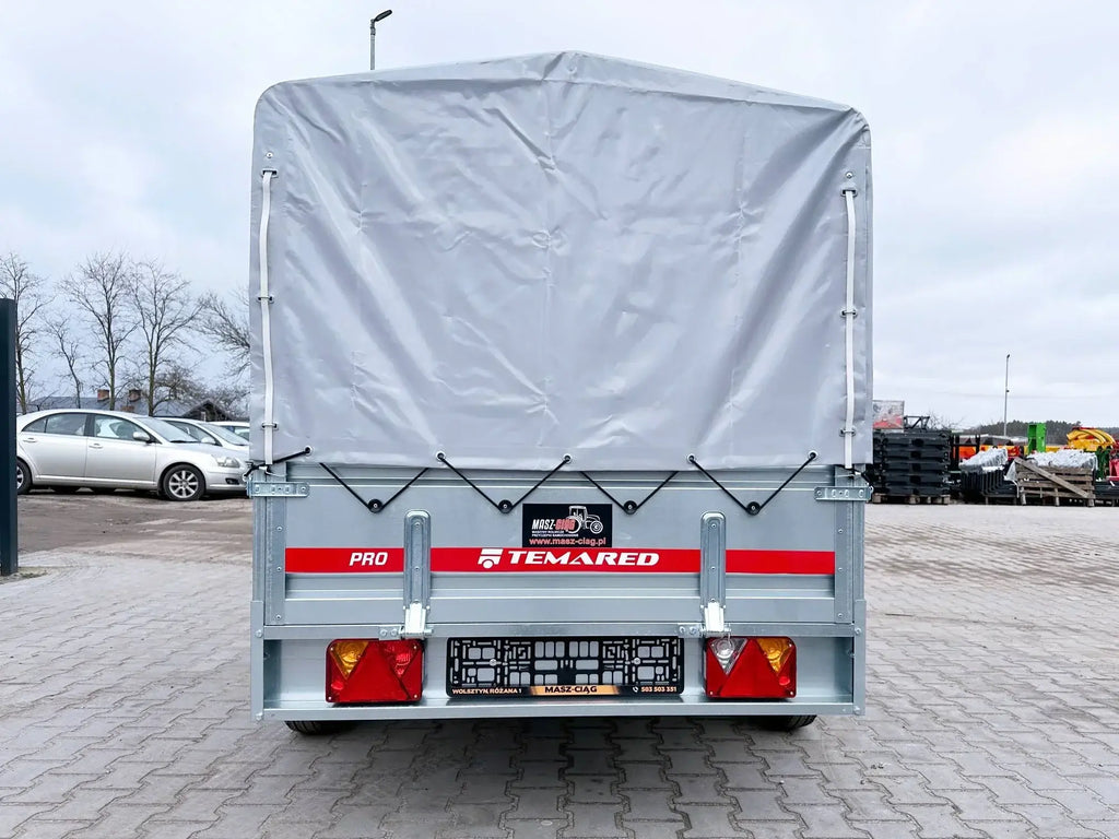 Remorque voiture à deux essieux avec bâche  300-750 kg