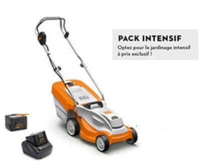 Tondeuse STIHL RMA 235 pack intensif avec 2 X AK 20 + AL 101