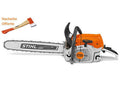 Tronçonneuse STIHL MS 462 C-M avec 2 chaines D'origine et une hachette de bucheron STIHL AX6